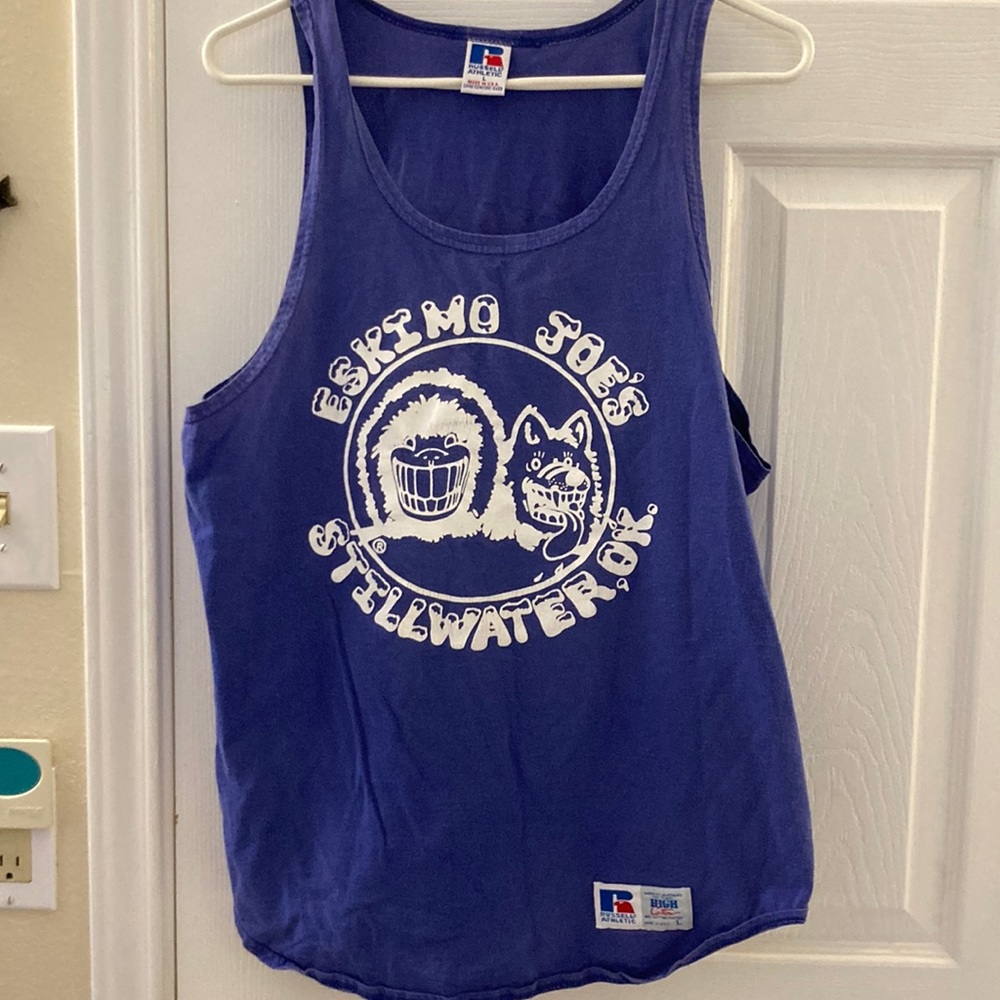 🌞 5 for $25. Men’s Eskimo Joes tank top. GUC. Blue size L.